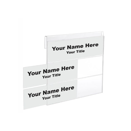 New Product Launch: Multi-Slot Nameplate Holders for Glass and Thin Partitions