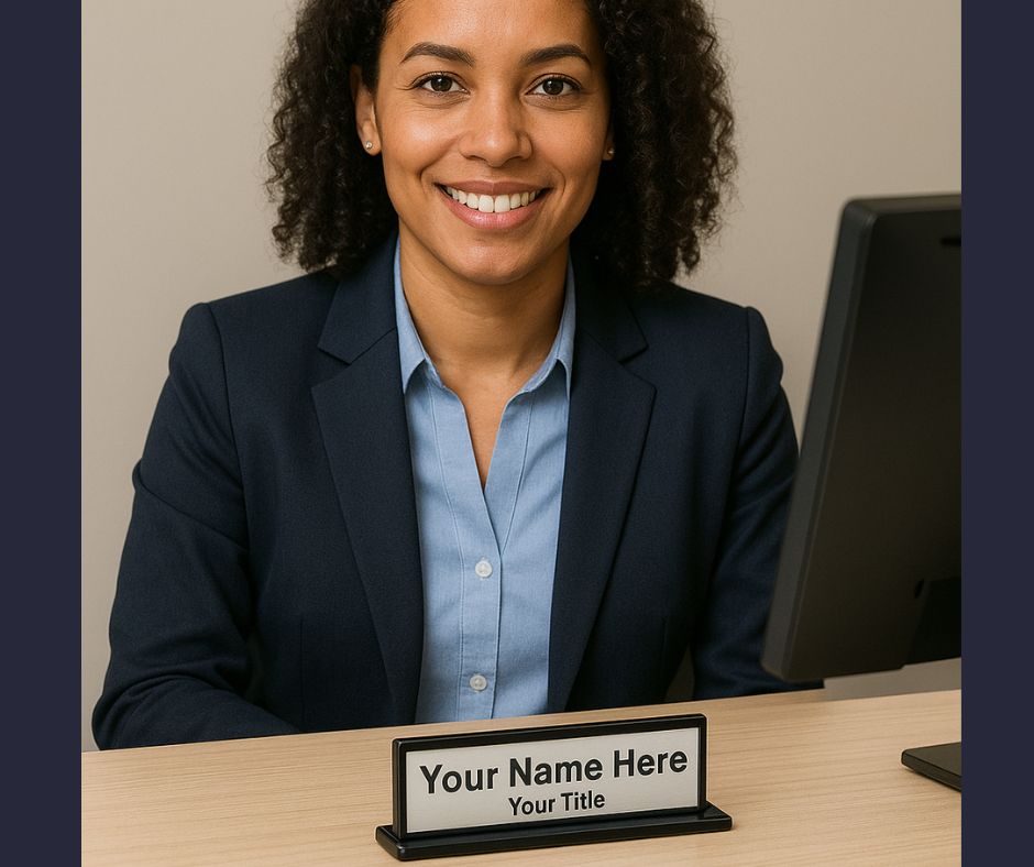Celebrate National Receptionist Day 2025 in Style with Acrylic Name Plate Holders