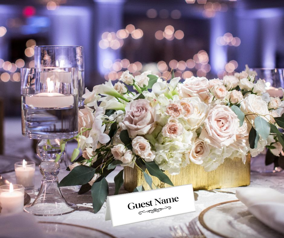 Chic Name Plate Holders for the National Weddings Month Celebration in February