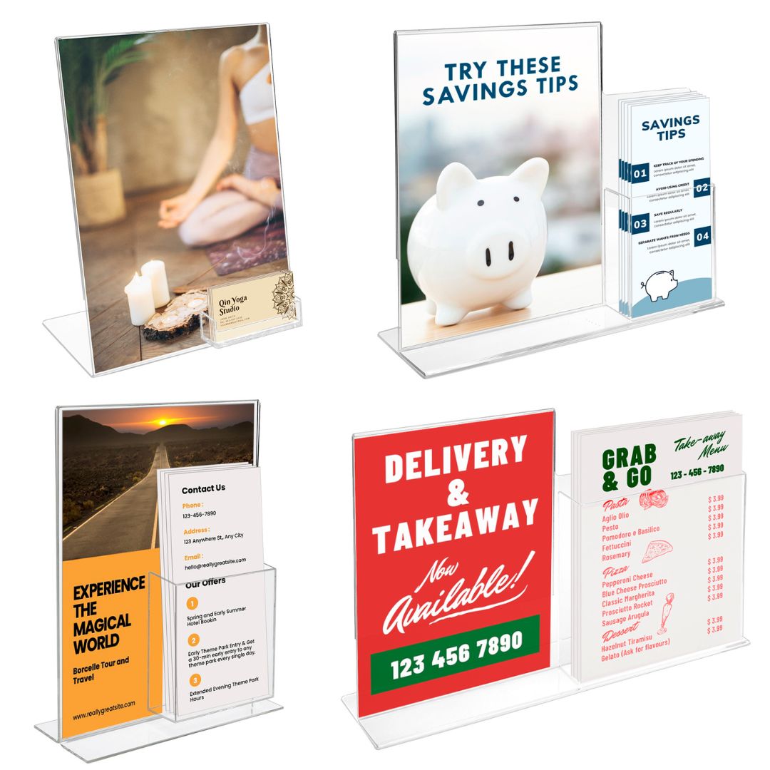 Sign Holders with Pockets collection image
