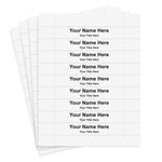 Perforated Card Stock - 6" x 1" Insert Size