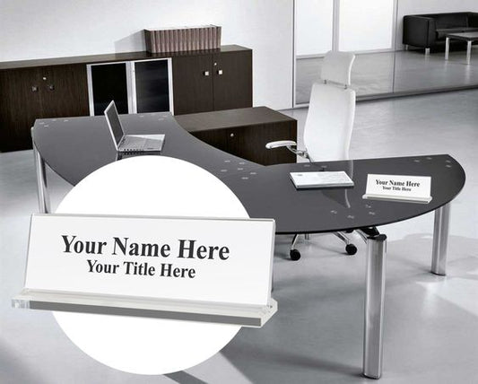 Executive Office Acrylic Name Plate Holder