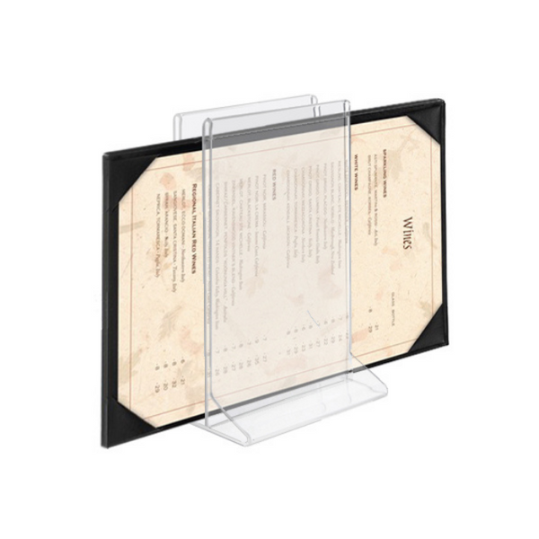 Double-Sided Menu Holder Ad Frame - 4 inch x 6 inch