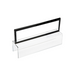 tiered-cubicle-nameplate-holders-pnht2ss - 6 inch x 2 inch - 2" Cubicle finish