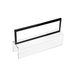 tiered-cubicle-nameplate-holders-pnht2ss - 6 inch x 2 inch - 2" Cubicle finish
