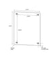 acrylic standoff wall frame