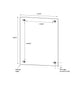 acrylic standoff wall frame