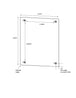 acrylic standoff wall frame
