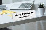 Acrylic Office Desk Name Plate Holders - Table Tent