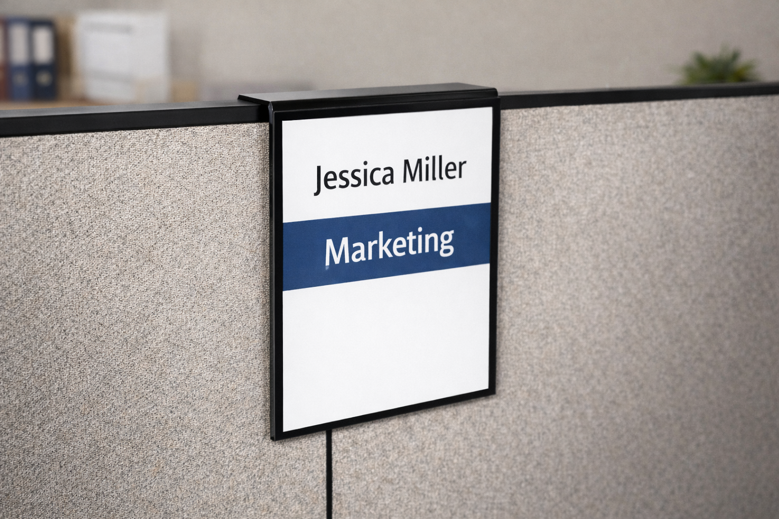 How to Choose the Right Acrylic Cubicle Sign Holder for Your Office Workspace