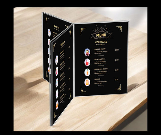 Spicing Up Your Tables: How Acrylic Sign Holders Can Boost Your Restaurant's Marketing