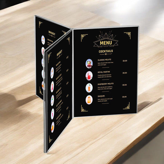 Spicing Up Your Tables: How Acrylic Sign Holders Can Boost Your Restaurant's Marketing