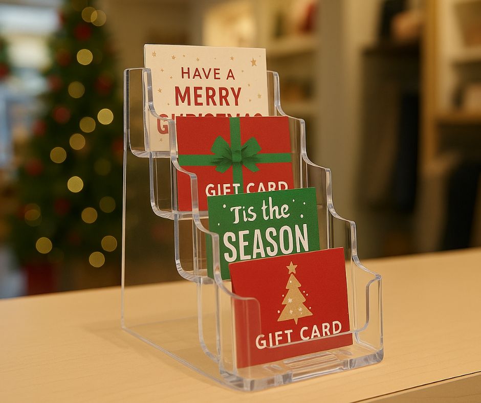 Acrylic Gift-Card Holders: Your Holiday Retail Game-Changer