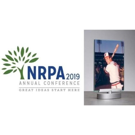 Swivel Base Sign Holders, Trade Show Displays, and Cal Ripken Jr at NRPA