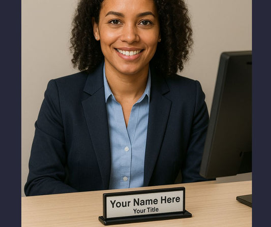 Celebrate National Receptionist Day 2025 in Style with Acrylic Name Plate Holders