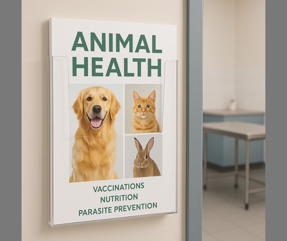 The Importance of Wall Literature Holders in Veterinary Clinics