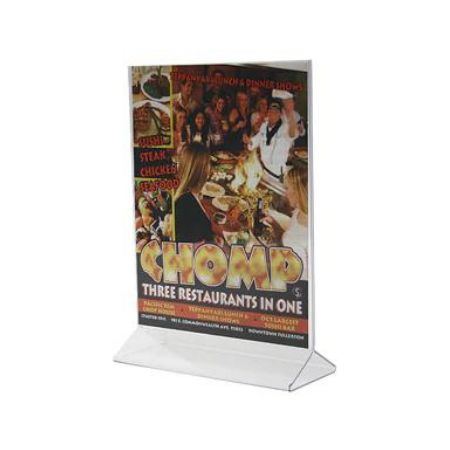 Acrylic Display Stands and Menu Holders: Eat with your Eyes and Watch Sales Sizzle