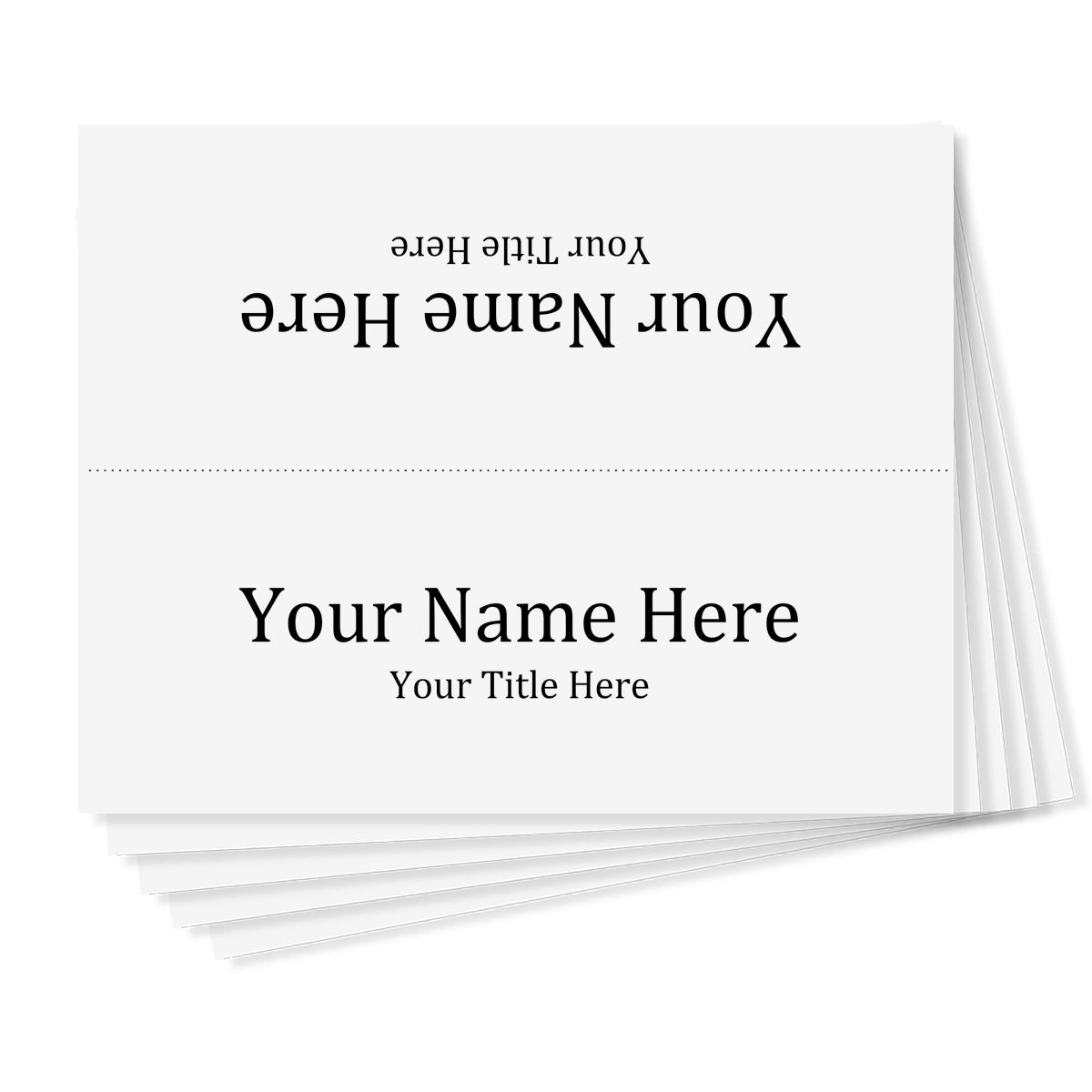 Perforated card stock - 11" x 4-1/4" insert size
