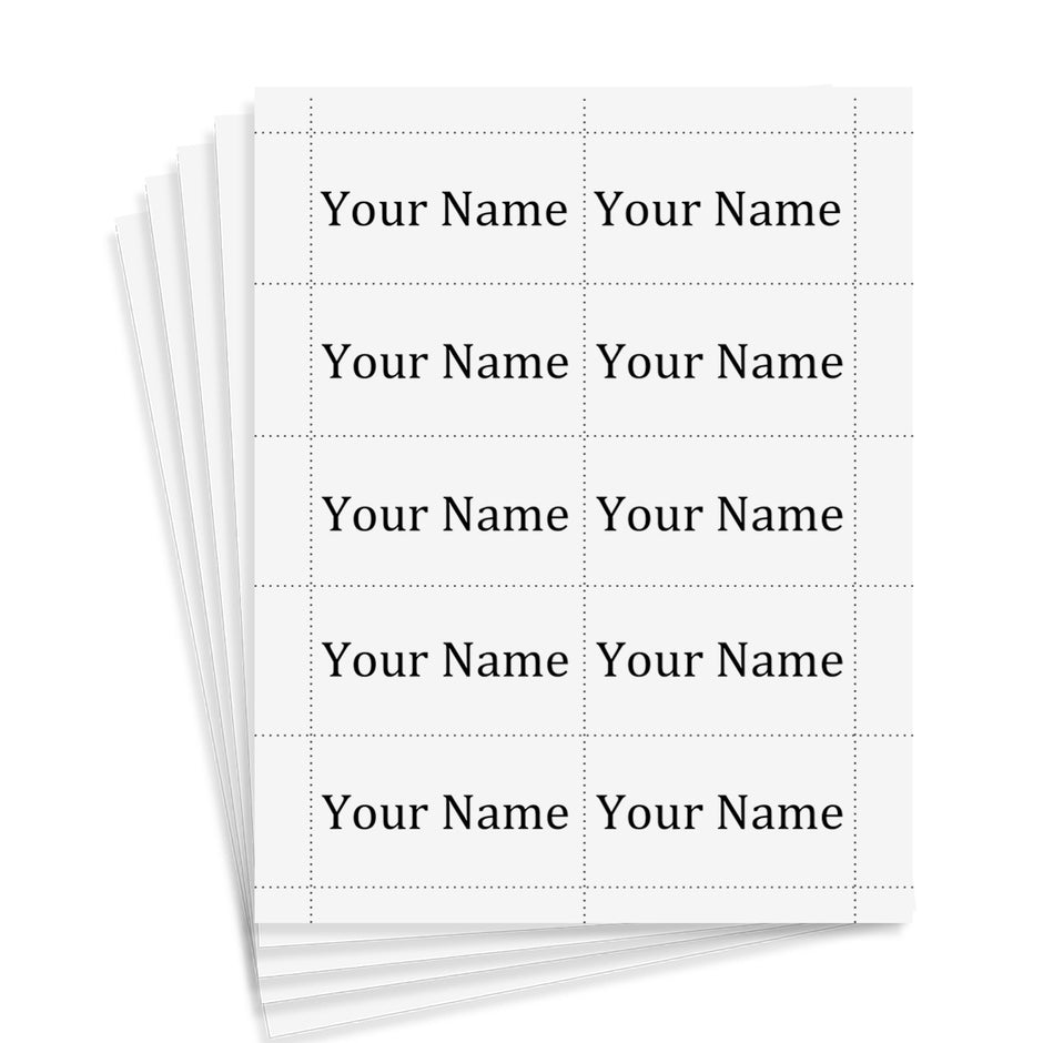Perforated Card Stock - 3-1/2" x 2" Insert Size