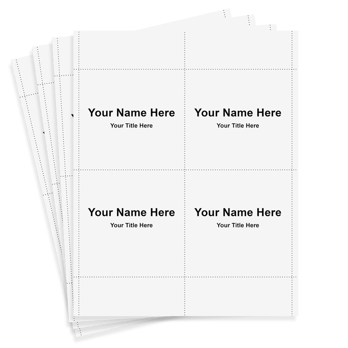 Perforated Card Stock - 4" x 4" Insert Size