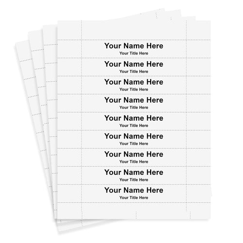 Perforated Card Stock - 6" x 1" Insert Size