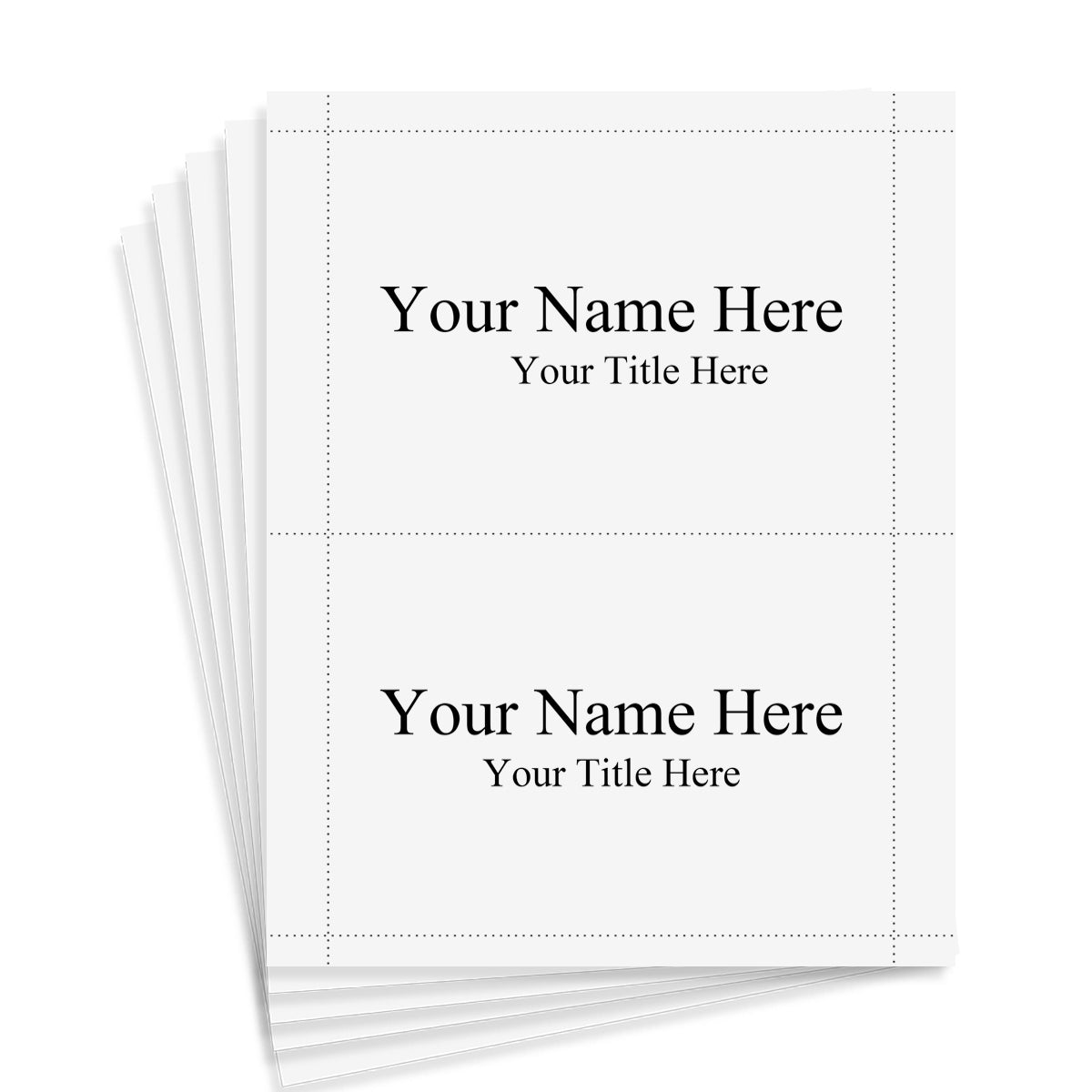 Perforated Card Stock - 7" x 5" Insert Size