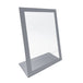 Acrylic sign holder with silver border - 8-1/2" x 11"