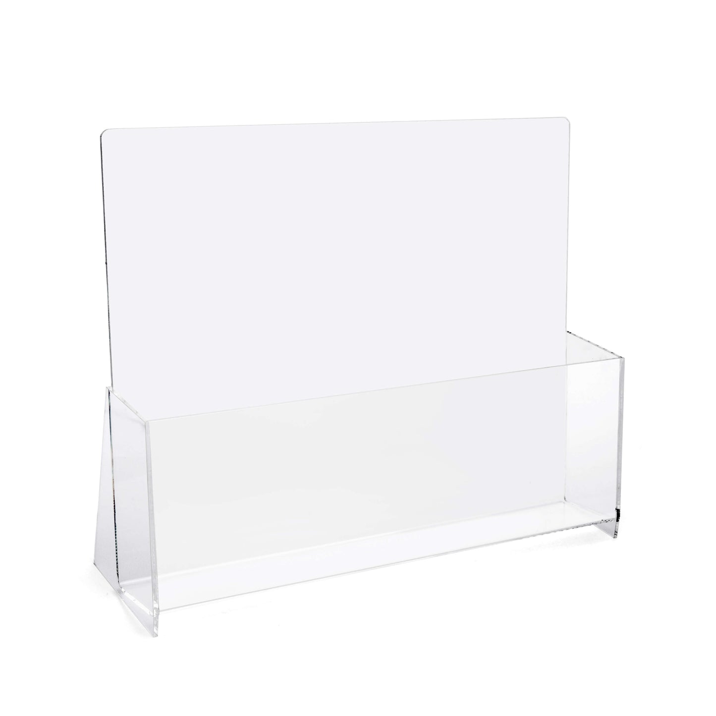 12" Wide Countertop Acrylic Brochure Holder