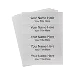 Perforated Card Stock - 6" x 2" Insert Size