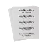 Perforated Card Stock - 8" x 2" Insert Size