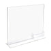 bottom-loading-sign-holder-with-card-pocket - 11 inch x 17 inch