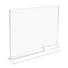 bottom-loading-sign-holder-with-card-pocket - 11 inch x 17 inch