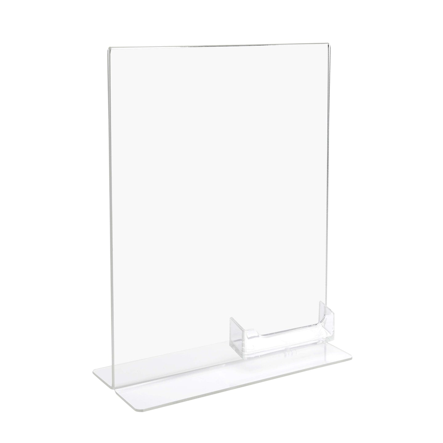 bottom-loading-sign-holder-with-card-pocket - 8-1/2 inch x 11 inch