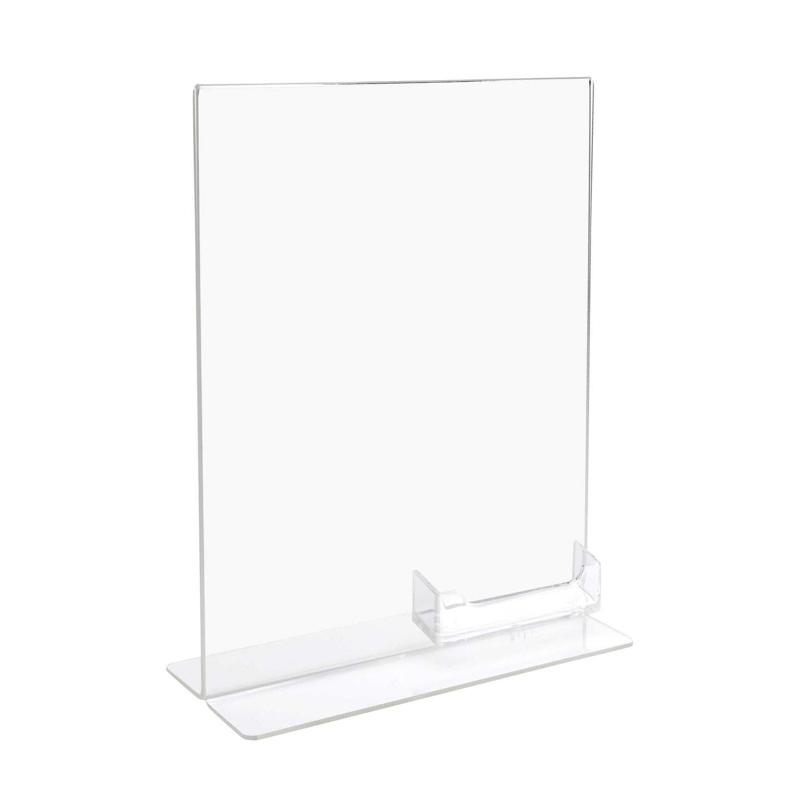 bottom-loading-sign-holder-with-card-pocket - 8-1/2 inch x 11 inch