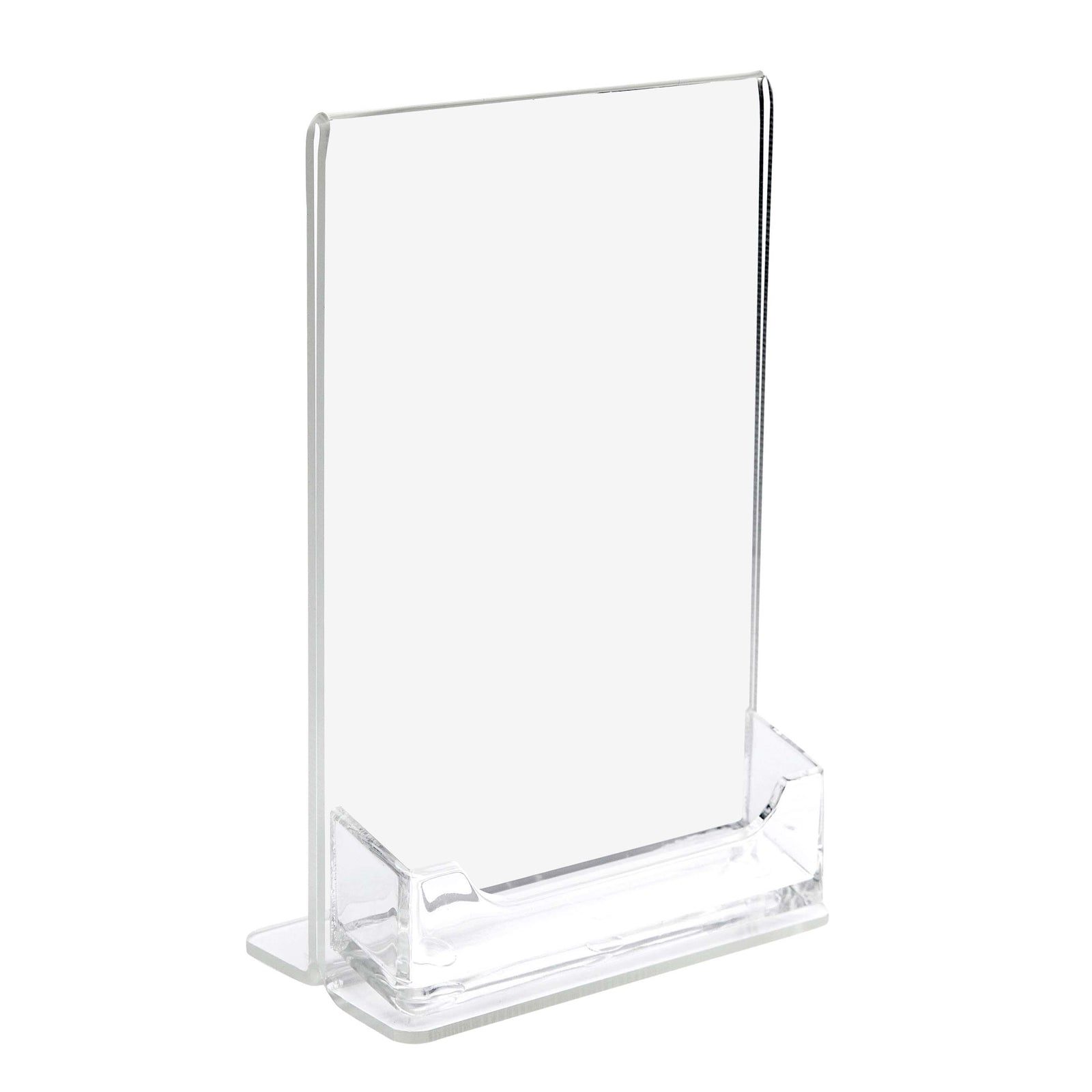 bottom-loading-sign-holder-with-card-pocket - 11 inch x 8-1/2 inch