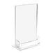 bottom-loading-sign-holder-with-card-pocket - 11 inch x 8-1/2 inch