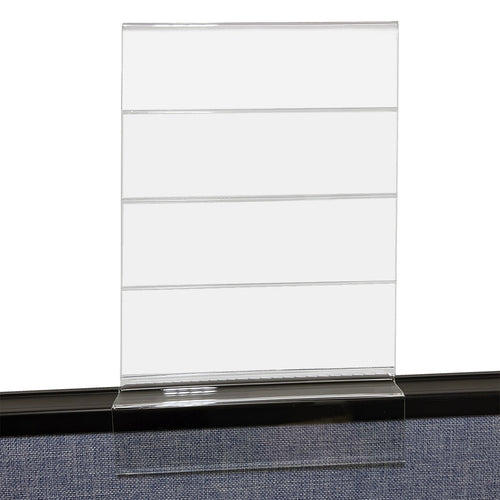 4-Tier Cubicle Nameplate Holder