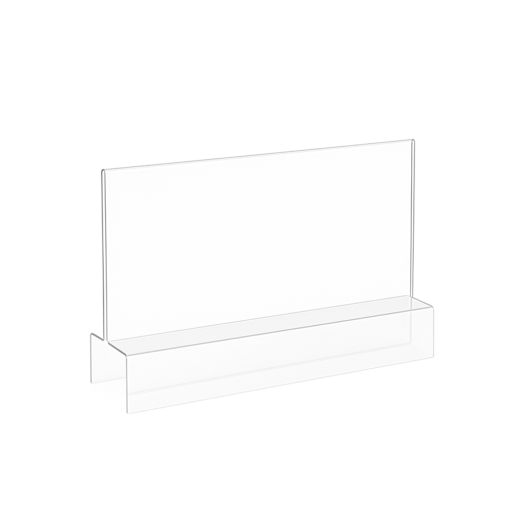elevated-tiered-cubicle-sign-frame - 4 inch x 6 inch - 3-1/4" Cubicle finish
