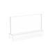 elevated-tiered-cubicle-sign-frame - 4 inch x 6 inch - 3-1/4" Cubicle finish