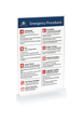 elevated-tiered-cubicle-sign-frame - 4 inch x 6 inch - 2-5/8" Cubicle finish