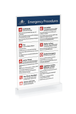 elevated-tiered-cubicle-sign-frame - 4 inch x 6 inch - 2-5/8" Cubicle finish