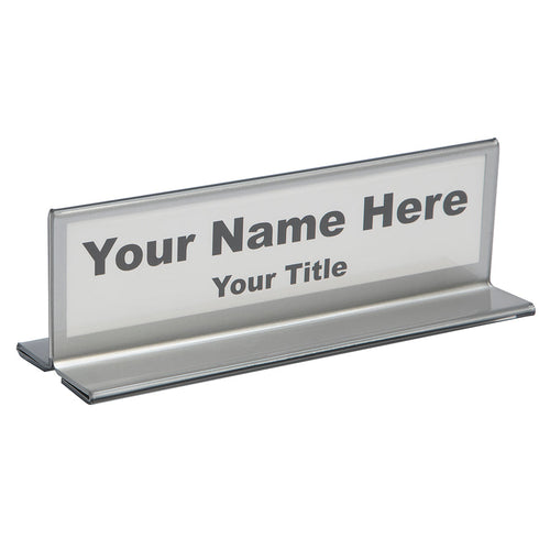 Acrylic Office Desk Name Plate Holders