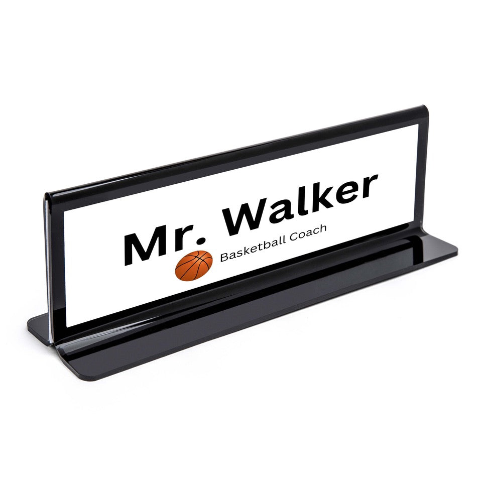 Shop Our Desk Nameplate Holders with Border| Plastic Products Mfg – Plastic  Products Mfg.