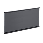 C-Channel Sign Holder - Single-Slot - Black