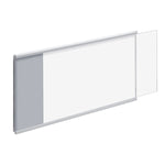 C-Channel Sign Holder - Single-Slot - White