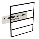 Wall Mount Nameplate Holders – 4-Slot