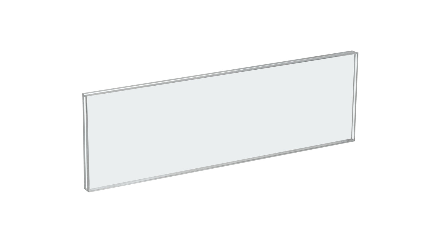 Acrylic Wall Name Plate Sign Holder - 10" x 4"