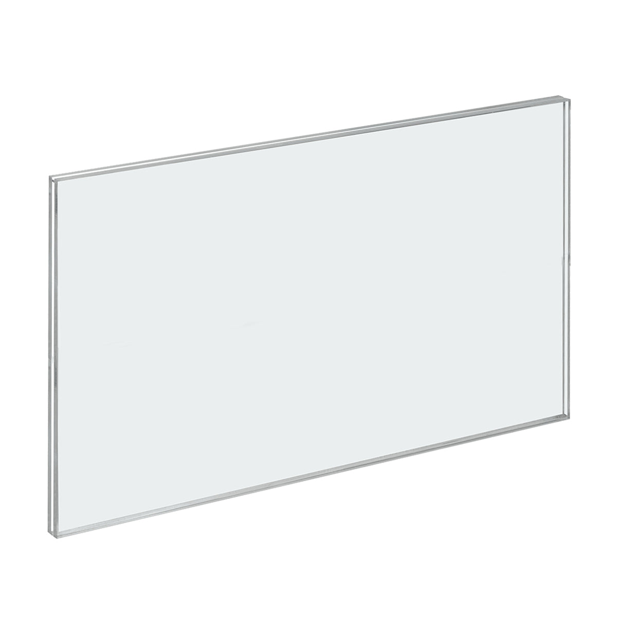 Acrylic Wall Name Plate Sign Holder - 6" x 4"