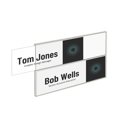 Multi-Slot Wall Nameplate Holders