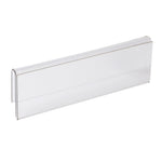 Glass Wall Cubicle Name Plate Holders - Single-Sided